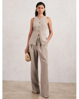 GOOD AMERICAN Tailored Pants - Natural