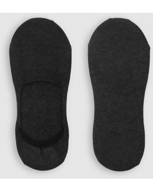 Reiss Cotton-Blend Loafer Socks, S & M - Black