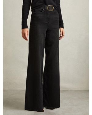 Reiss Ameria - Black Palazzo Jeans