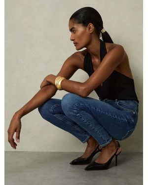 Reiss Hattie - Mid Blue Skinny Jeans, 28w X 31r (uk 28 R)