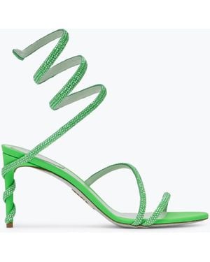 Rene Caovilla Sandalo Margot Fluo 80 - Verde