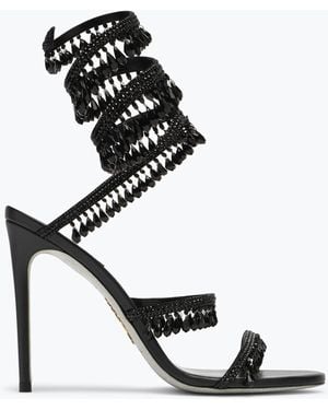 Rene Caovilla Chandelier Sandal 105 - Black