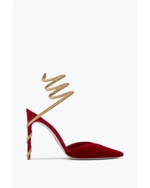 Rene Caovilla Margot And Pump 105 - Red