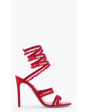 Rene Caovilla Chandelier Sandal 105 - Red
