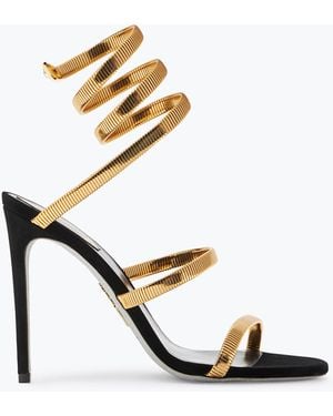 Rene Caovilla Juniper And Sandal 105 - Metallic