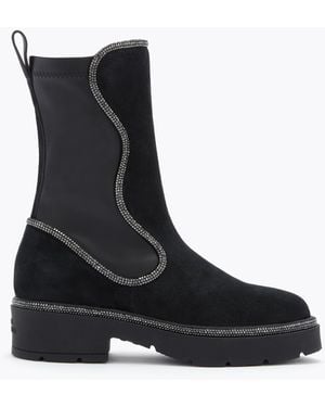 Rene Caovilla Onda Biker Boot 50 - Black