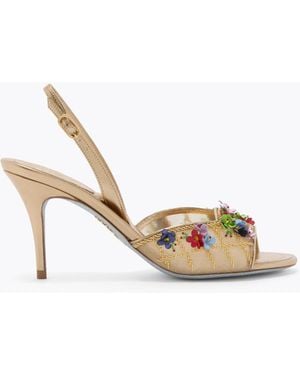 Rene Caovilla Flora Sandal 80 - White