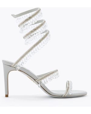 Rene Caovilla Chandelier Sandal 80 - White