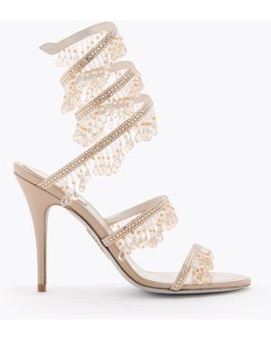 Rene Caovilla Jahanara Sandal 100 - White