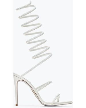 Rene Caovilla Supercleo Sandal 105 - White