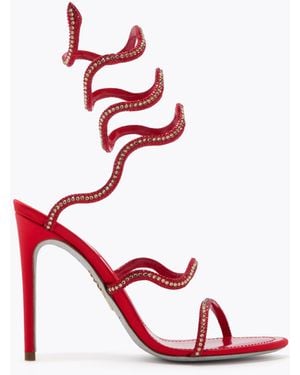 Rene Caovilla Sandalo Onda Rosso 105 - Red