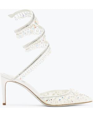 Rene Caovilla Décolleté Gioiello Bianca Chandelier - Bianco