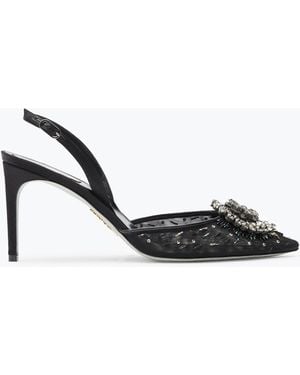 Rene Caovilla Barbara Slingback 80 - Black