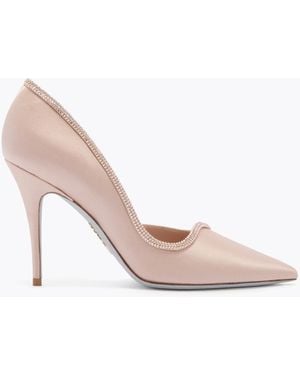 Rene Caovilla Onda Nude Pump 100 - White
