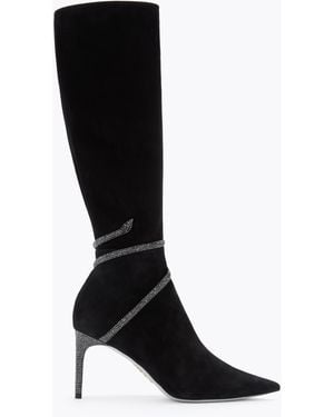 Rene Caovilla Cleo Boots 80 - Schwarz