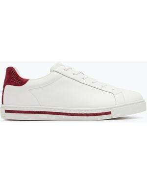 Rene Caovilla Xtra Crystal- Trainer 15 - White