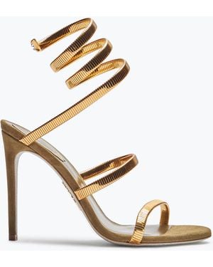 Rene Caovilla Sandalo Juniper Oro E 105 - Metallizzato