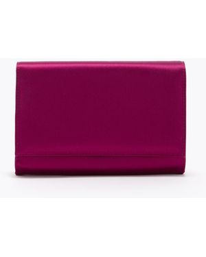 Rene Caovilla Baby Mulberry Clutch - Purple