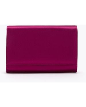 Rene Caovilla Baby Mulberry Clutch - Purple