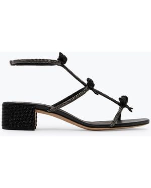 Rene Caovilla Sandale Cristal Caterina 40 - Noir