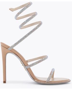 Rene Caovilla Cleo Apricot Sandal 105 - White
