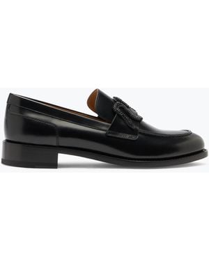 Rene Caovilla Morgana Loafer 20 - Black