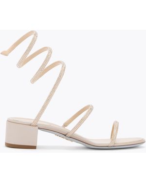 Rene Caovilla Sandalo Cleo Oro 40 - White