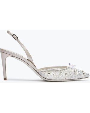 Rene Caovilla Slingbacks Cinderella - White
