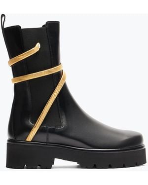 Rene Caovilla Juniper And Biker Boot 45 - Black