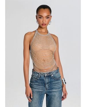 retroféte Delaney Embellished Top - Multicolor