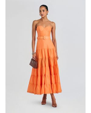 Charo Ruiz Danny Long Dress - Orange