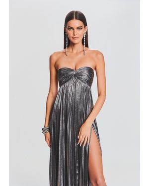 revolve zoa dress blue and silver Zoa Dress