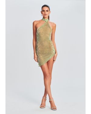 green emerald velvet dress Millie Long Dress in Jewel Green – Maison Safiyaa USA main image 0