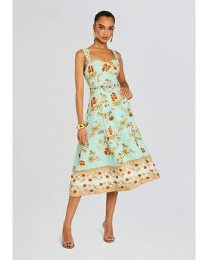 Hemant & Nandita Rohi Long Dress - Multicolor