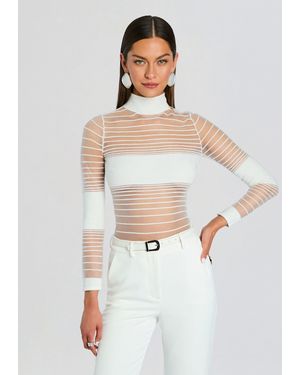 retroféte Katrine Top - White