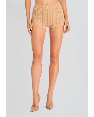 SER.O.YA Molly Cable Knit Hot Short - Natural