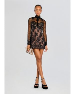retroféte Faylin Lace Dress - Black
