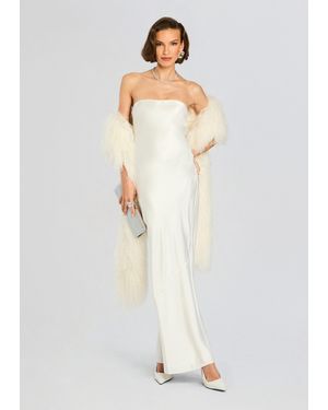 retroféte Shante Fur - White