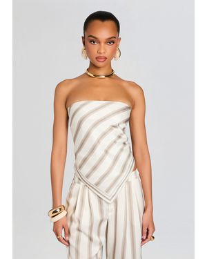SER.O.YA Hark Satin Top - White