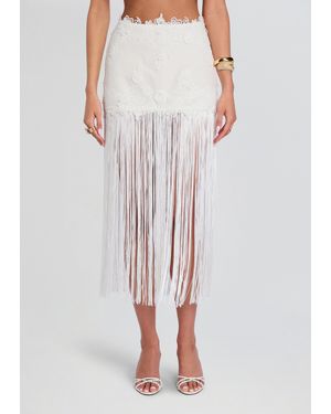 retroféte Amaris Skirt - White
