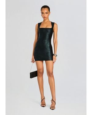 retroféte Saskia Bandage Knit Dress - Black