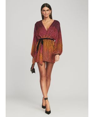 retroféte Gabrielle Sequin Ombre Robe - Red