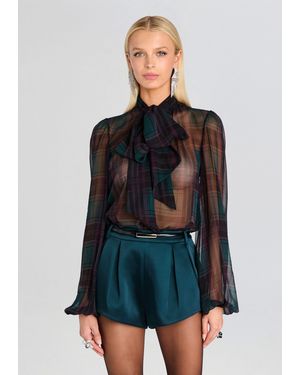 retroféte Rhianna Silk Blouse - Multicolor