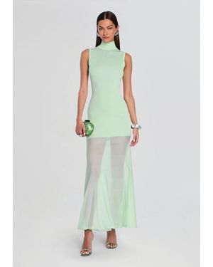 SER.O.YA Amine Knit Maxi Dress - Blue