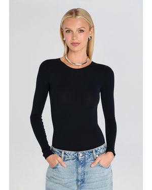 Commando Ballet Crewneck Bodysuit - Black