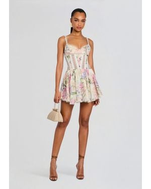 Charo Ruiz Gardenia Short Dress - White