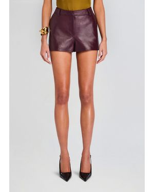 retroféte Naya Leather Short - Red