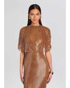 retroféte Sylvey Cape - Brown