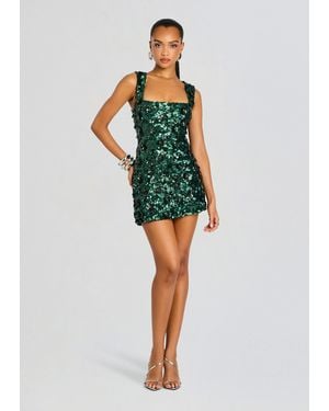 retroféte Sadlyn Sequin Dress - Green