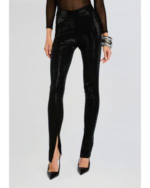 retroféte Cocoa Embellished Knit Pant - Black